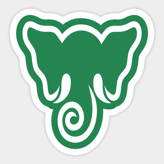 Elephant Sticker by tsign703